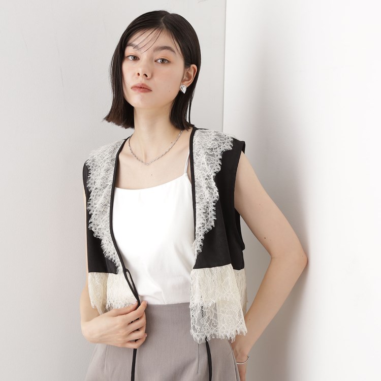ザ ショップ ティーケー（ウィメン）(THE SHOP TK(Women))のカップ付きキャミ【洗える】 タンクトップ・キャミソール