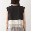ザ ショップ ティーケー（ウィメン）(THE SHOP TK(Women))のレースフリルサテンベスト【洗える】11