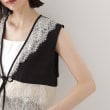 ザ ショップ ティーケー（ウィメン）(THE SHOP TK(Women))のレースフリルサテンベスト【洗える】13