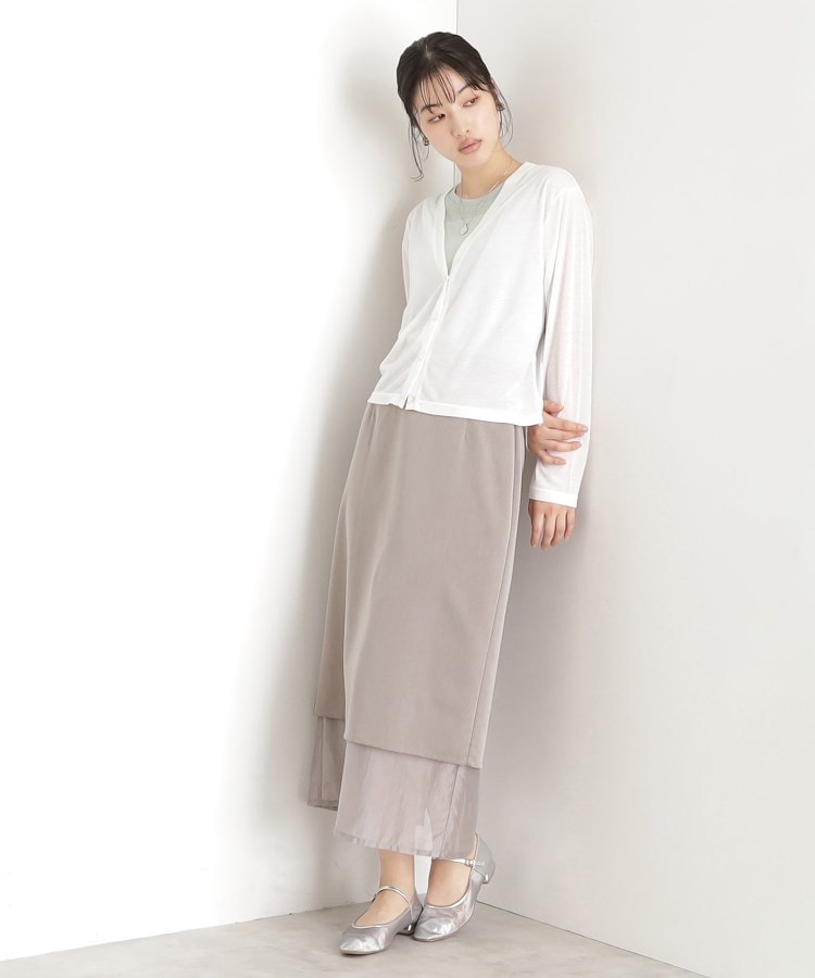ザ ショップ ティーケー（ウィメン）(THE SHOP TK(Women))のシアーカーデ＆タンクトップ【セットアイテム/洗える】5