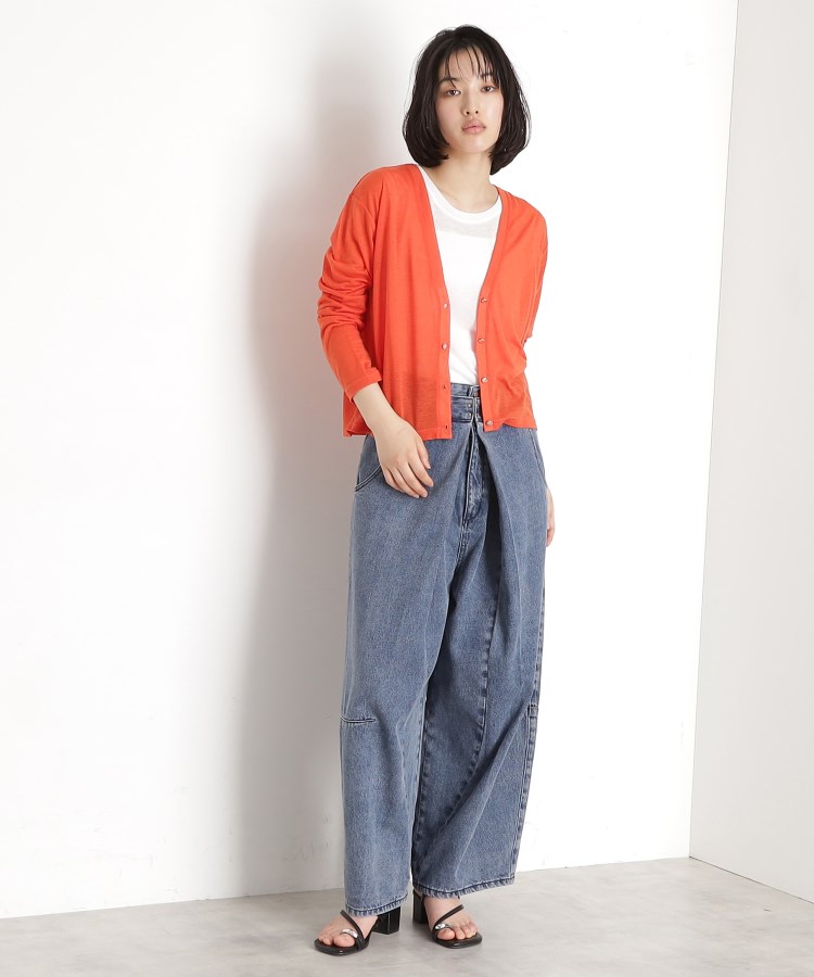 ザ ショップ ティーケー（ウィメン）(THE SHOP TK(Women))のシアーカーデ＆タンクトップ【セットアイテム/洗える】15