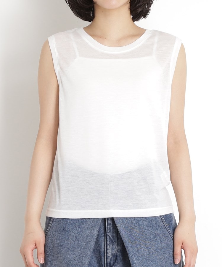 ザ ショップ ティーケー（ウィメン）(THE SHOP TK(Women))のシアーカーデ＆タンクトップ【セットアイテム/洗える】30