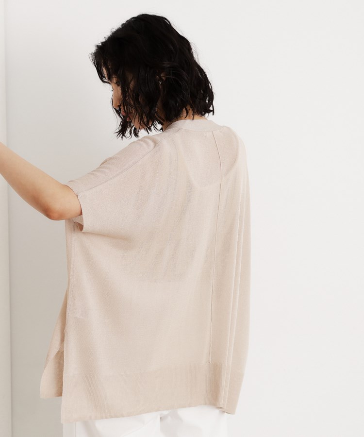 ザ ショップ ティーケー（ウィメン）(THE SHOP TK(Women))のポンチョカーディガン【洗える/体型カバー】10