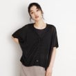 ザ ショップ ティーケー（ウィメン）(THE SHOP TK(Women))のポンチョカーディガン【洗える/体型カバー】 ブラック(019)