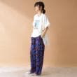 ザ ショップ ティーケー（ウィメン）(THE SHOP TK(Women))のリネン混半袖テーラージャケット【洗える/セットアップ可】6