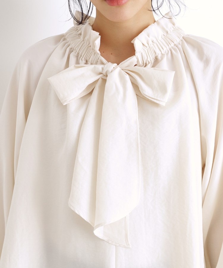 ザ ショップ ティーケー（ウィメン）(THE SHOP TK(Women))の【セレモニー/通勤/新生活】リボンボウタイブラウス/洗える8