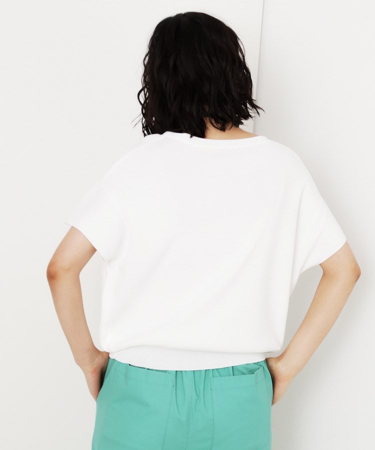 ザ ショップ ティーケー（ウィメン）(THE SHOP TK(Women))のさらさらフレアスリーブニット【毛玉になりにくい/UV/洗濯機OK】3