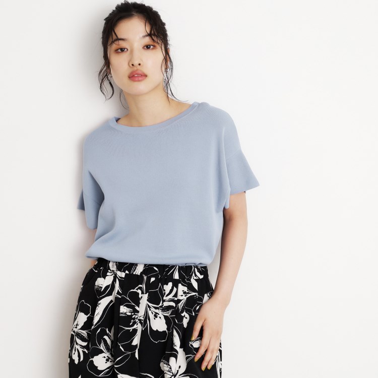 ザ ショップ ティーケー（ウィメン）(THE SHOP TK(Women))のドライタッチフレアスリーブニット【UV/洗濯機OK】 ニット/セーター