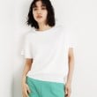 ザ ショップ ティーケー（ウィメン）(THE SHOP TK(Women))のさらさらフレアスリーブニット【毛玉になりにくい/UV/洗濯機OK】 オフホワイト(003)