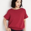 ザ ショップ ティーケー（ウィメン）(THE SHOP TK(Women))のさらさらフレアスリーブニット【毛玉になりにくい/UV/洗濯機OK】 レッド(063)
