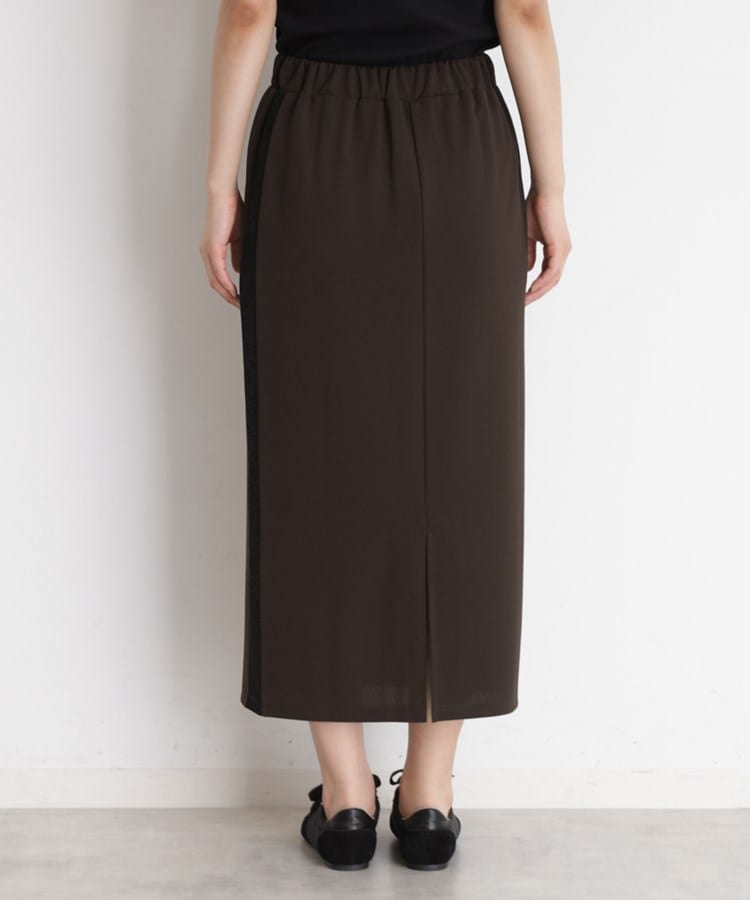 ザ ショップ ティーケー（ウィメン）(THE SHOP TK(Women))のサイドラメラインタイトスカート【洗濯機OK】11