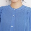 ザ ショップ ティーケー（ウィメン）(THE SHOP TK(Women))の麻調シアーフリルギャザーブラウス【洗える】16