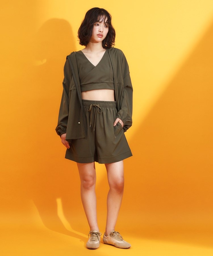 ザ ショップ ティーケー（ウィメン）(THE SHOP TK(Women))の【mizugiwa/ラッシュガード】パット入りリボンビスチェ/セットアップ可/接触冷感/UVケア/洗える10
