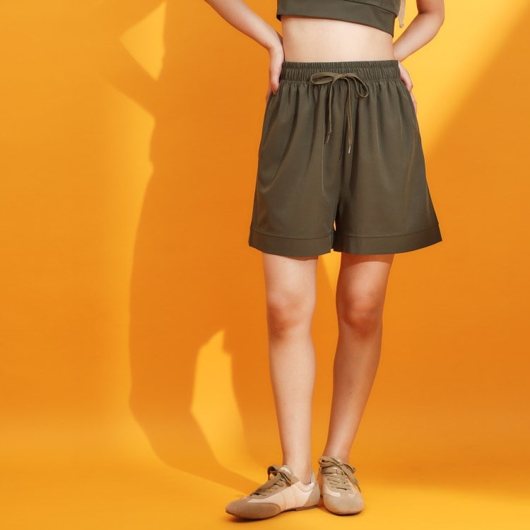 ザ ショップ ティーケー（ウィメン）(THE SHOP TK(Women))の【mizugiwa/ラッシュガード】ショートパンツ/セットアップ可/接触冷感/UVケア/洗濯機OK ショートパンツ