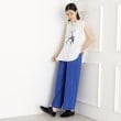 ザ ショップ ティーケー（ウィメン）(THE SHOP TK(Women))の布帛切替フォトTシャツ【洗える】3