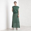 ザ ショップ ティーケー（ウィメン）(THE SHOP TK(Women))のラメシアーニットストライプスカート【毛玉になりにくい／洗濯機OK】6