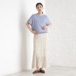 ザ ショップ ティーケー（ウィメン）(THE SHOP TK(Women))のラメシアーニットストライプスカート【毛玉になりにくい／洗濯機OK】10