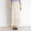 ザ ショップ ティーケー（ウィメン）(THE SHOP TK(Women))のラメシアーニットストライプスカート【毛玉になりにくい／洗濯機OK】13