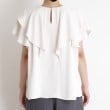 ザ ショップ ティーケー（ウィメン）(THE SHOP TK(Women))のフリルブラウス【接触冷感／洗濯機OK／UV/セットUP可】15
