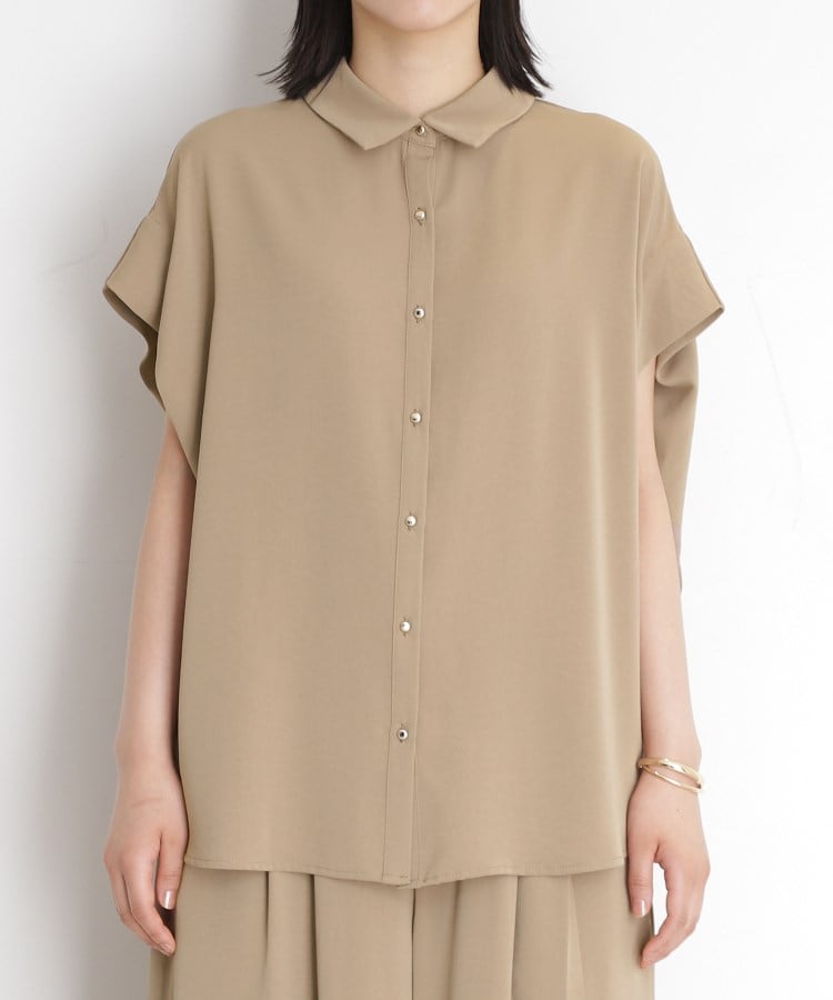 ザ ショップ ティーケー（ウィメン）(THE SHOP TK(Women))の衿付きブラウス【接触冷感/洗濯機OK/UV/セットアップ可】14