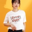 ザ ショップ ティーケー（ウィメン）(THE SHOP TK(Women))のフレンチフォトアソートTシャツ【接触冷感/UV/毛玉になりにくい/洗濯機OK】 オフホワイト(003)
