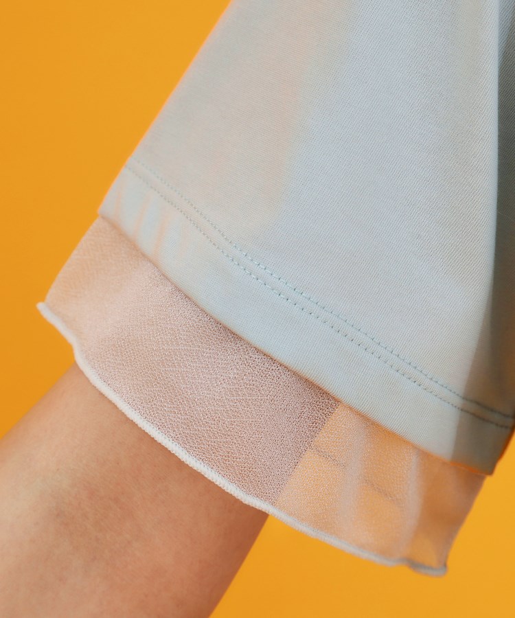 ザ ショップ ティーケー（ウィメン）(THE SHOP TK(Women))の【人気デザイン追加！】袖シアーTシャツ/接触冷感/UV/洗濯機OK16