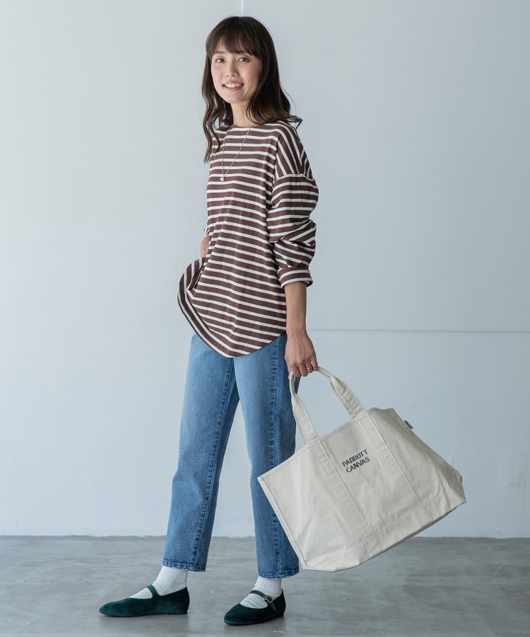 ザ ショップ ティーケー（ウィメン）(THE SHOP TK(Women))の【別注】PARROTT CANVAS トートバッグ1