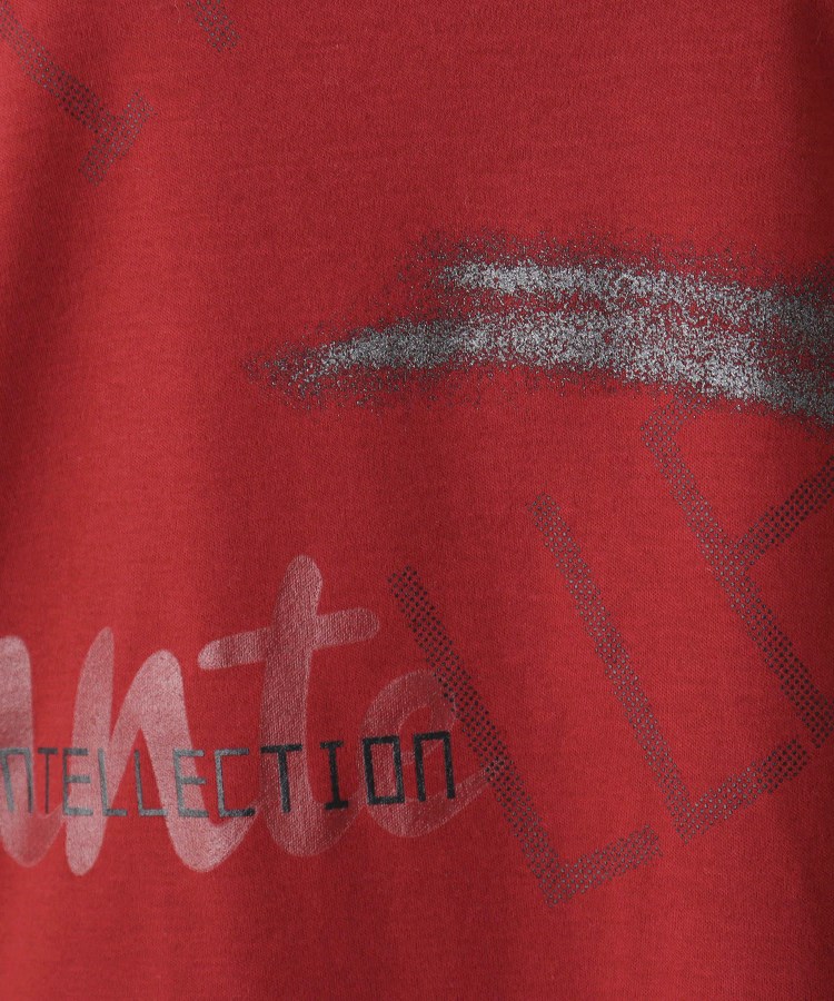 インテレクション(INTELLECTION)の【洗える】メタルカラーロゴコットン(綿)長袖Tシャツ13
