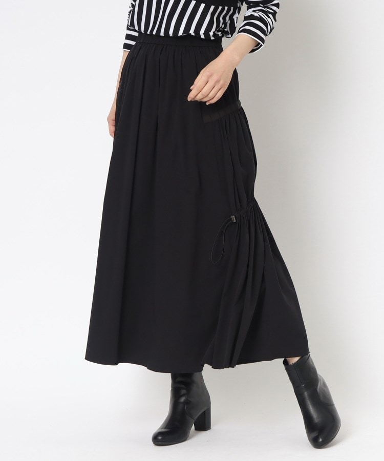 エムフィル Mfil ロングスカート プリーツ ギャザー 未使用