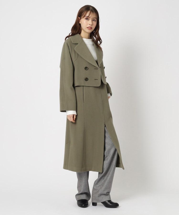【3WAYコート】ジャケット&ロングベストでコート