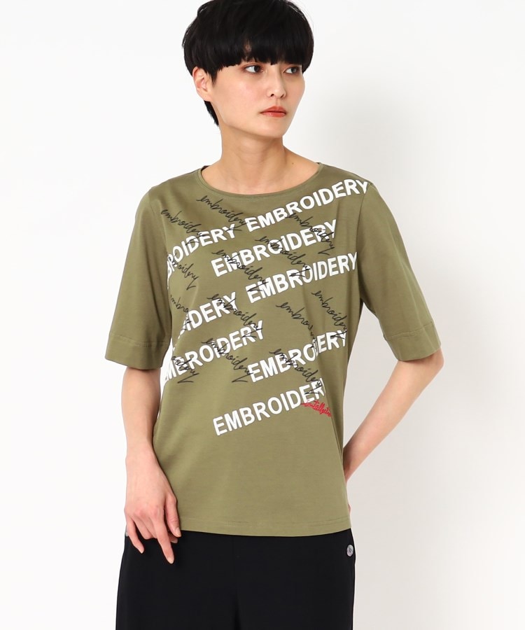 インテレクション(INTELLECTION)の【洗える】プリント&刺繍ロゴTシャツ16