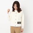 インテレクション(INTELLECTION)のロゴパーツ丸首ニットカーディガン8