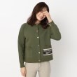 インテレクション(INTELLECTION)のロゴパーツ丸首ニットカーディガン17