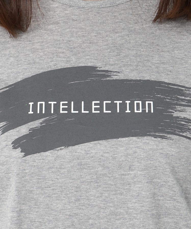 インテレクション(INTELLECTION)の【洗える】ブラッシュ×ロゴポイント長袖Tシャツ14