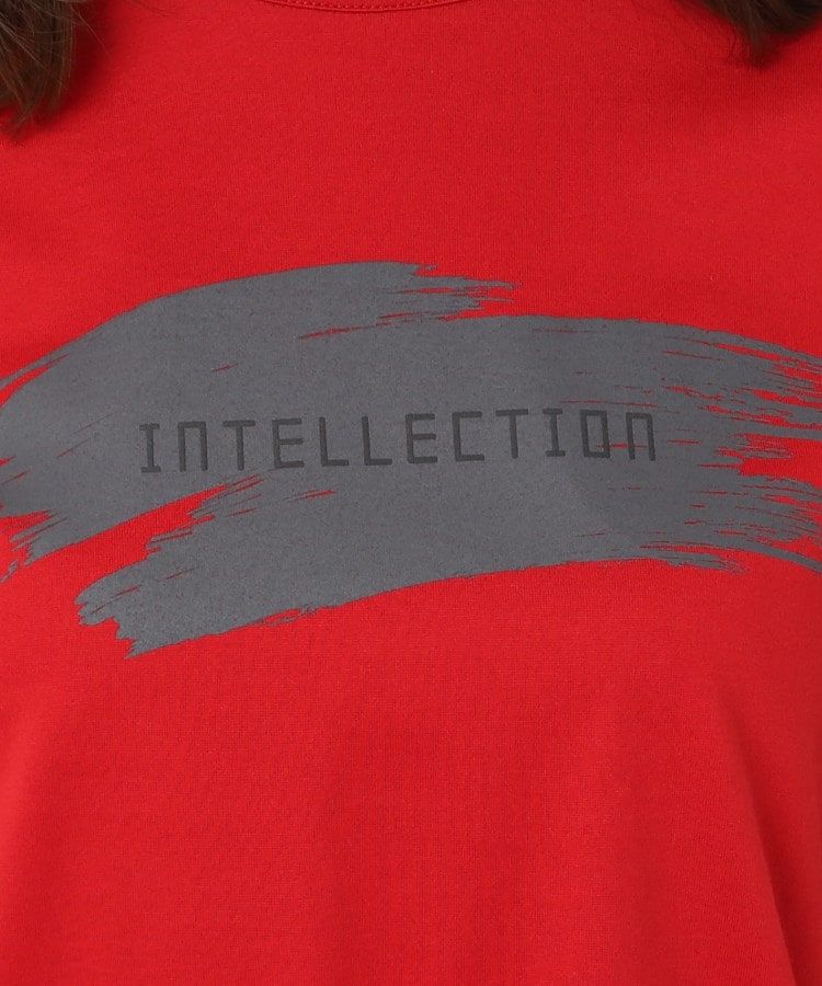 インテレクション(INTELLECTION)の【洗える】ブラッシュ×ロゴポイント長袖Tシャツ25