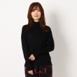 インテレクション(INTELLECTION)の【メタリックヤーン】ハイネックプルオーバーニット ブラック(019)