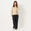 インテレクション(INTELLECTION)の【ニードルパンチ×ロゴ】丸首プルオーバーニット10