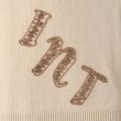 インテレクション(INTELLECTION)の【ニードルパンチ×ロゴ】丸首プルオーバーニット11