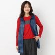 インテレクション(INTELLECTION)の【洗える】薄手デニム×ちびフードロングベスト15
