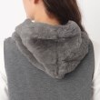 インテレクション(INTELLECTION)の【フェイクファー×ジャージ】フーテッドベスト5