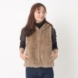 インテレクション(INTELLECTION)の【フェイクファー×ジャージ】フーテッドベスト15