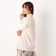 インテレクション(INTELLECTION)の【エンボスプリント】ビックシルエットニットベスト グレージュ(050)