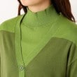 インテレクション(INTELLECTION)の【メタリックヤーン】ブロック配色カーディガンニット4