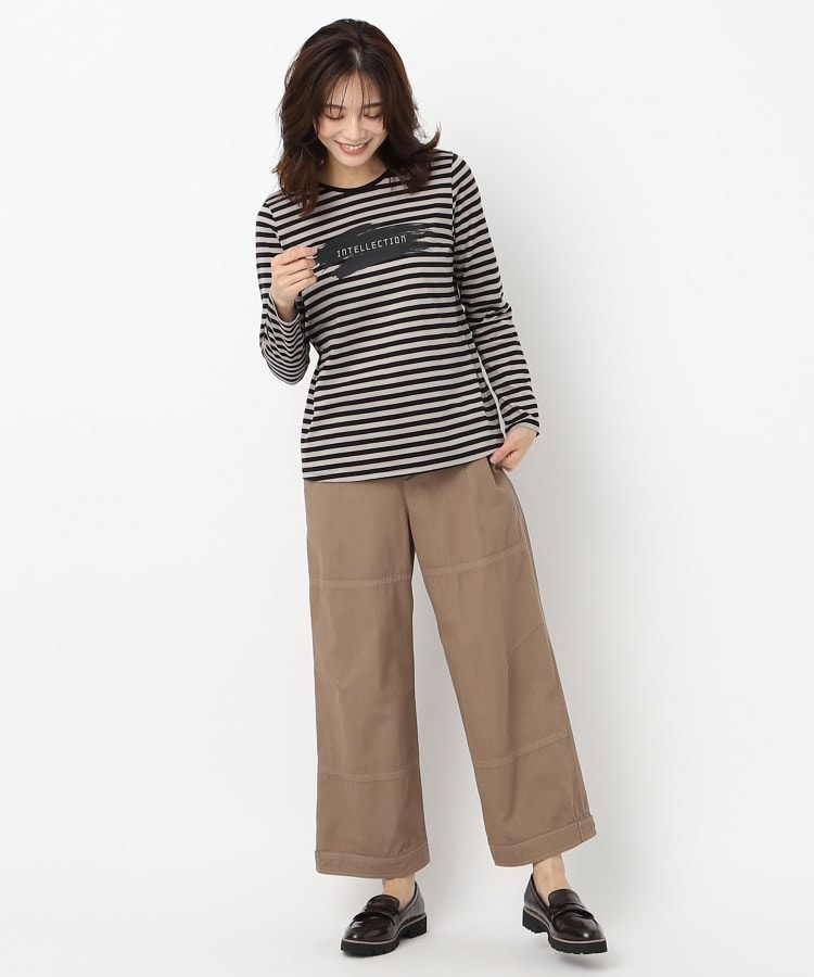 インテレクション(INTELLECTION)の【洗える】裾2WAYシルエット薄手デニムパンツ15