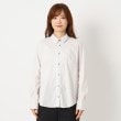 インテレクション(INTELLECTION)の【洗える】ミニ衿長袖カッターシャツ1