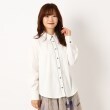 インテレクション(INTELLECTION)の【洗える】ミニ衿長袖カッターシャツ8