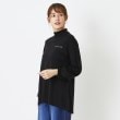 インテレクション(INTELLECTION)の【洗える×ソフトタッチ】チュニック丈プルオーバージャージ ブラック(019)