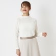 インテレクション(INTELLECTION)の【洗える】ジャカード長袖プルオーバー オフホワイト(003)