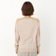インテレクション(INTELLECTION)の肩ラインポイント丸首ニットプルオーバー3