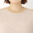 インテレクション(INTELLECTION)の肩ラインポイント丸首ニットプルオーバー4